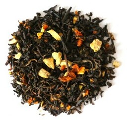 Najlepsza liściasta herbata czerwona puerh POMARAŃCZE Z IMBIREM