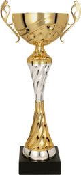 Puchar metalowy złoto-srebrny MALIK T-M 36cm 7124B