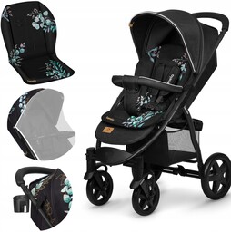 Wózek Spacerowy Spacerówka Do 22KG Duże Koła Moskitiera