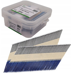 Gwoździe do gwoździarki łączone papierem 2,8x75mm Pierścieniowe Czarne