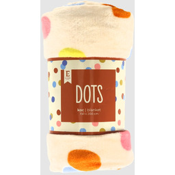 Drukowany koc dziecięcy Dots 150x200 cm