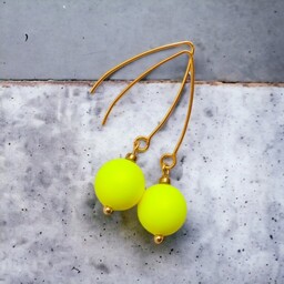 Pakamera Swarovski neon pearls : neon yellow