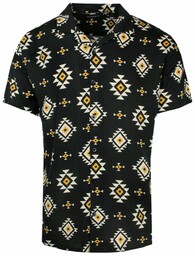 Koszula Hawajska - Brave Soul - Wzór Geometryczny