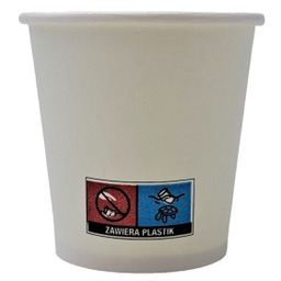 Kubek papierowy 100ml biały Enjoy Drink Go 50szt