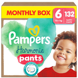 Pampers Harmonie Pants Pieluchomajtki, rozmiar 6, 132 szt.