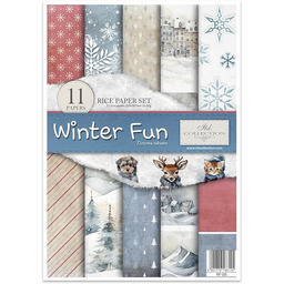 ITD Collection Papier do decoupage, Winter Fun 21