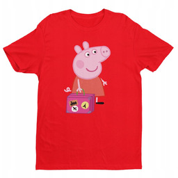 Koszulka Dziecięca-Świnka Peppa-Mix Kolory- 134 M