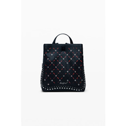 Mały plecak z ażurowymi nitami