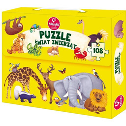 Kukuryku, puzzle, Świat zwierząt, 108 el.
