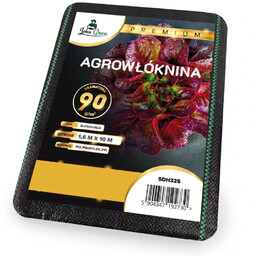 Agrowłóknina Agrotkanina Czarna 90g 1,6x10m