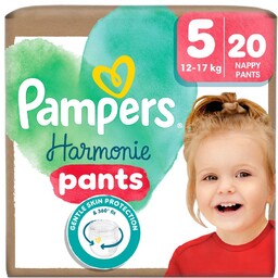 Pampers Harmonie Pants Pieluchomajtki, rozmiar 5, 20 szt.