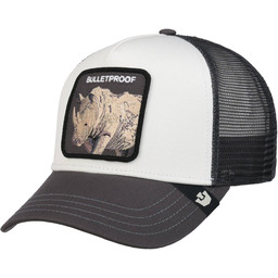 Czapka Trucker Bulletproof by Goorin Bros., biało-czarny, One