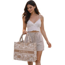 Torba miejska tote bag PARIS na zakupy