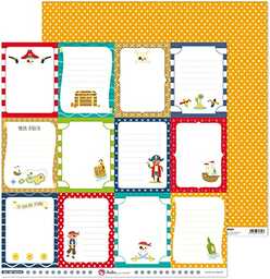 Anita y su mundo Wyspa Skarbu Karty Scrapbooking,
