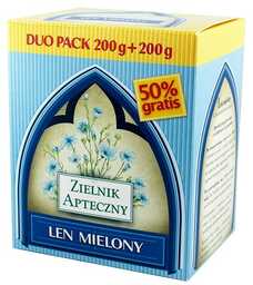 Len mielony Zielnik Apteczny DUO PACK 200g +