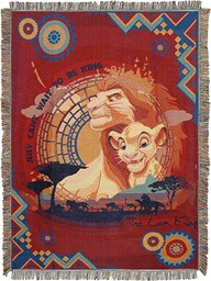 Disney Koc narzutowy, 100% poliester, ''To Be King''