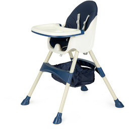 Ecotoys, Fotelik/Krzesełko do karmienia dzieci, wysokie, 2w1