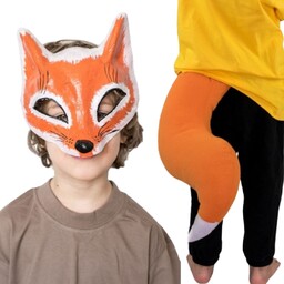 Strój lisa maska ogon