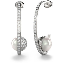 Biżuteria GUESS JUBE04452JWRH. Kolczyki, Kolor szary. Kobieta.