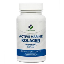MedFuture Kolagen rybi + Witamina C 500mg, 60kaps.