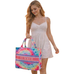 Torba miejska tote bag SUMMER OMBREE na zakupy
