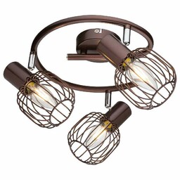 LAMPA sufitowa AKIN 54801-3 Globo druciana OPRAWA regulowana