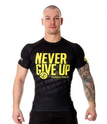 Poundout Rashguard Never Give Up Koszulka Termoaktywna