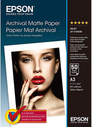 Epson Papier Archival Matte Paper A3+/50 ark.