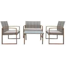 Komplet mebli ogrodowych Emma szary