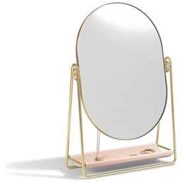 Stackers Lustro ze stojakiem na biżuterię (róż +