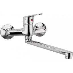 Ferro Smile bateria zlewozmywakowa ścienna chrom