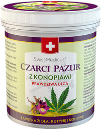 Herbamedicus Balsam ziołowy Czarci pazur z konopiami -