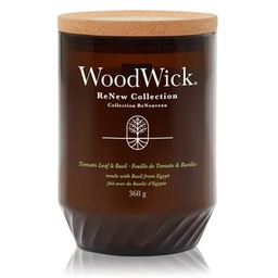 WoodWick ReNew Tomato Leaf & Basil Świeca zapachowa