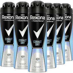 Rexona Men Cobalt Dry Antyperspirant, 6 x 150