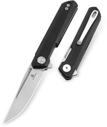 Nóż Bestechman Mini Dundee Black G10, Stonewashed /