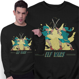 Świąteczna Bluza Prezent na Święta Elf Wars Gwiezdne