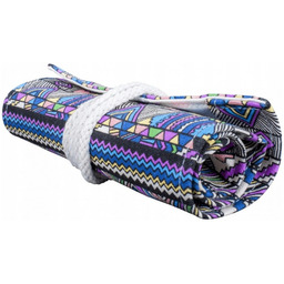 Wiązny Piórnik materiałowy Zwijany idealny na Kredki kolorowy