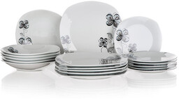 Banquet Zestaw talerzy porcelanowych FLOREA 18 szt.