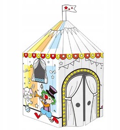 Domek kartonowy do malowania