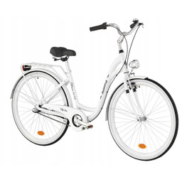 Rower miejski Indiana Moena 28 cali damski biały