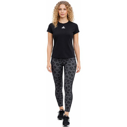 ADIDAS LEGGINSY DŁUGIE WZÓR PANTERKA Z LAMPASAMI BAWEŁNA