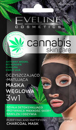 Eveline Cosmetics - Cannabis Skincare Mask - Oczyszczająco-matująca