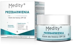 MEDITY+ PRZEBARWIENIA Krem do twarzy na dzień SPF30,