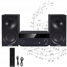 Mini Mikro Wieża Blaupunkt Ms 30.2BT czarna Bluetooth