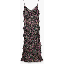 Sukienka midi z falbanami