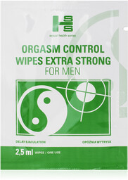 Orgasm control wipes 6 sztuk - chusteczki opóźniające