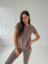 T-shirt mokka