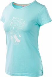 Elbrus damski T-shirt Corazon Wo''s turkusowy Island Paradise