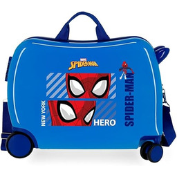 Marvel Spiderman Hero, NIEBIESKI, Talla Unica, walizka dziecięca
