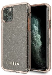 Guess Glitter GUHCN58PCGLPI do iPhone 11 Pro Różowy